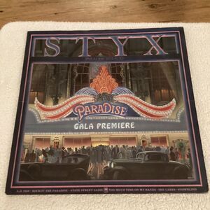 STYX  Paradise Theater 1981  LP Vinyl Record Album - LASER ETCHED